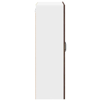 Wall Cabinet LUCCA Brown Oak 60 x 31 x 100 cm Engineered Wood