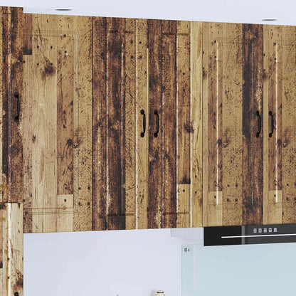 Wall Cabinet LUCCA Old Wood 60 x 31 x 100 cm Engineered Wood