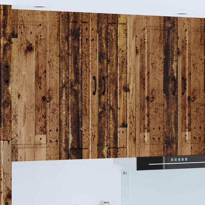 Wall Cabinet LUCCA Old Wood 60 x 31 x 100 cm Engineered Wood
