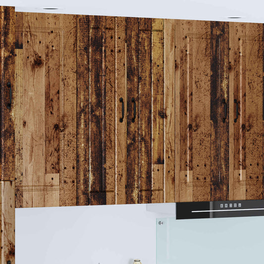 Wall Cabinet LUCCA Old Wood 60 x 31 x 100 cm Engineered Wood