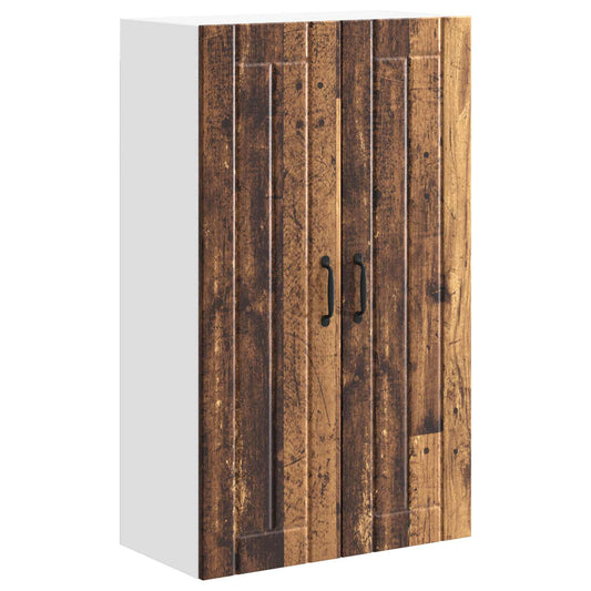 Wall Cabinet LUCCA Old Wood 60 x 31 x 100 cm Engineered Wood