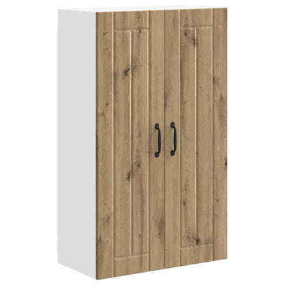 Wall Cabinet LUCCA Artisan Oak 60 x 31 x 100 cm Engineered Wood