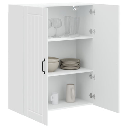Wall Cabinet LUCCA White 80 x 31 x 100 cm Engineered Wood