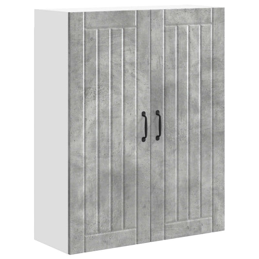 Wall Cabinet LUCCA Concrete Grey 80 x 31 x 100 cm