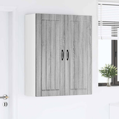 Wall Cabinet LUCCA Grey Sonoma 80 x 31 x 100 cm Engineered Wood