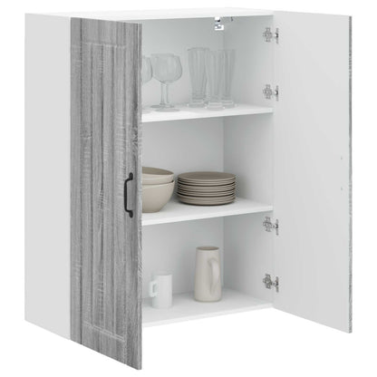 Wall Cabinet LUCCA Grey Sonoma 80 x 31 x 100 cm Engineered Wood