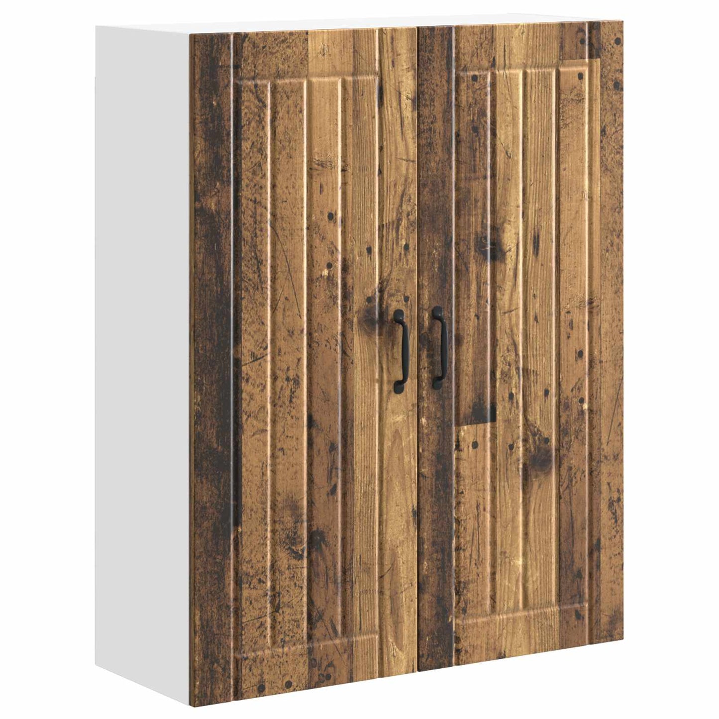 Wall Cabinet LUCCA Old Wood 80 x 31 x 100 cm Engineered Wood