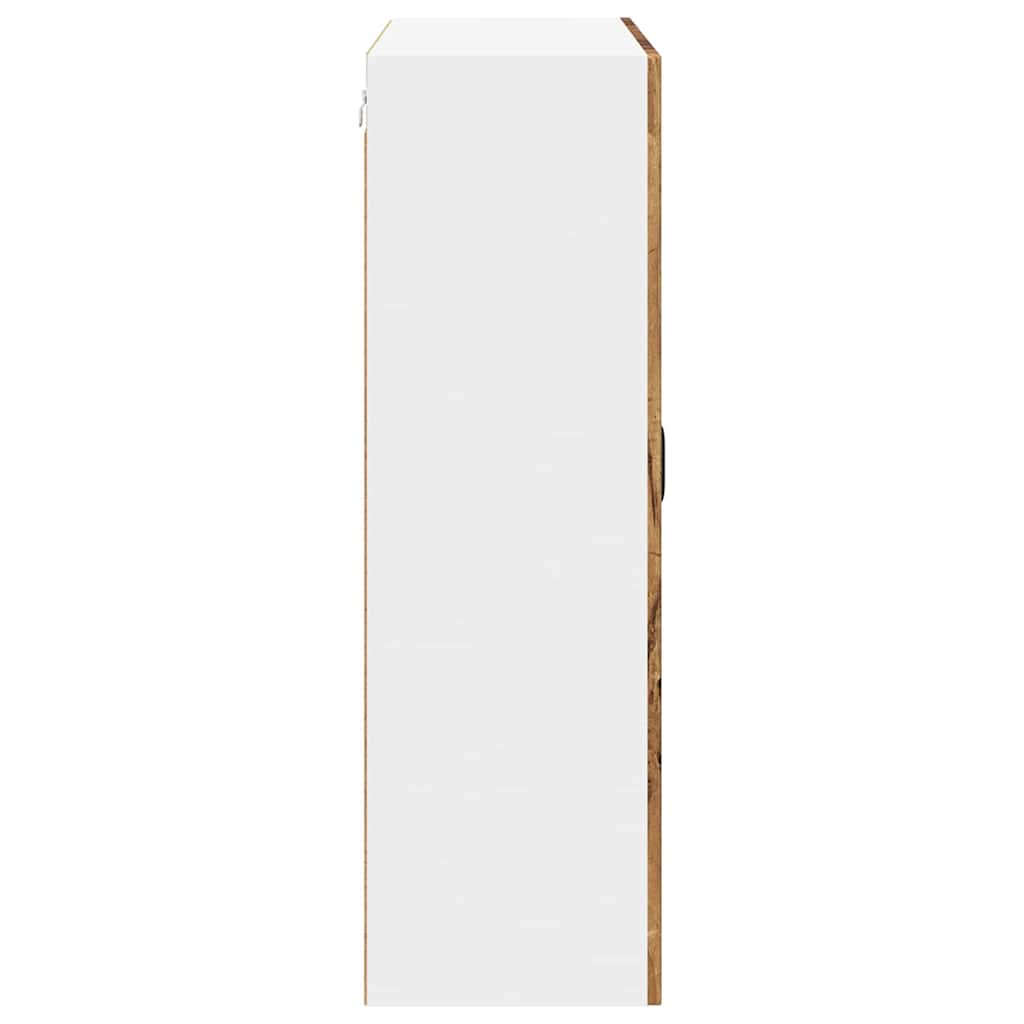 Wall Cabinet LUCCA Old Wood 80 x 31 x 100 cm Engineered Wood