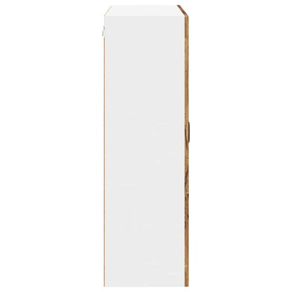 Wall Cabinet LUCCA Old Wood 80 x 31 x 100 cm Engineered Wood