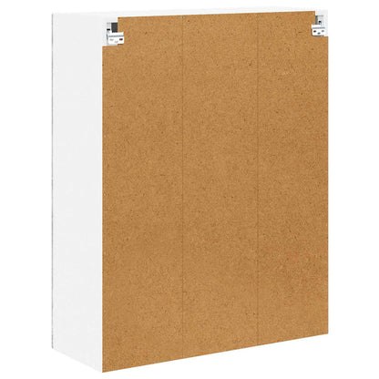 Wall Glass Cabinet LUCCA Concrete Grey 80 x 31 x 100 cm