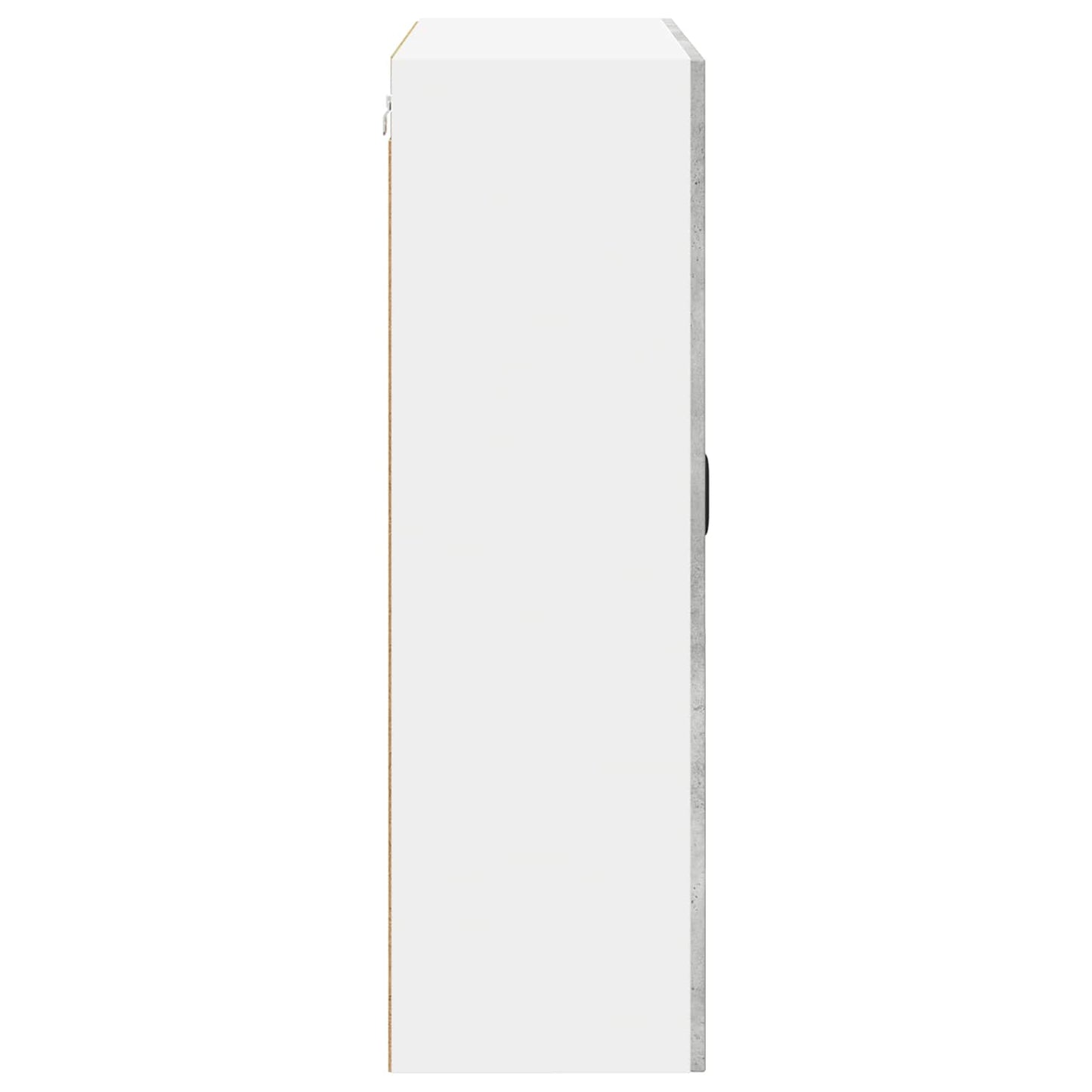 Wall Glass Cabinet LUCCA Concrete Grey 80 x 31 x 100 cm
