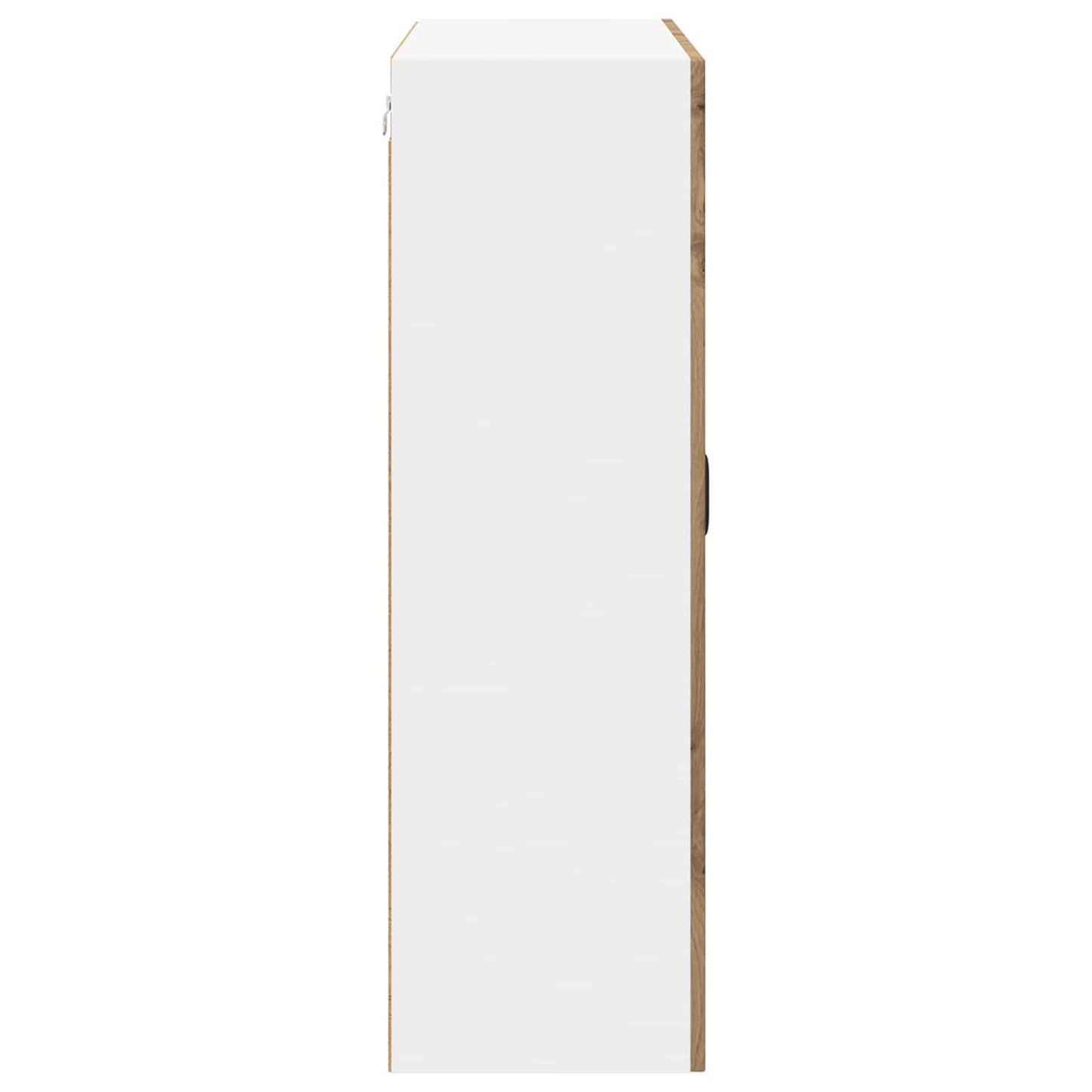 Wall Glass Cabinet LUCCA Artisan Oak 80 x 31 x 100 cm