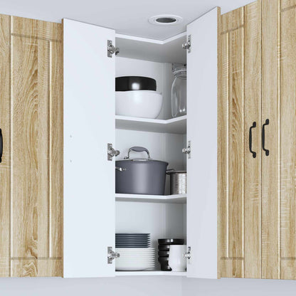 Wall Corner Cabinet LUCCA Sonoma Oak 57 x 57 x 100 cm