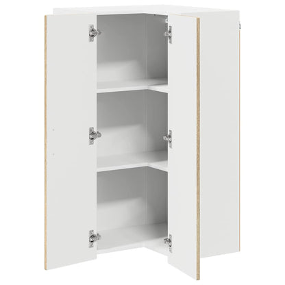 Wall Corner Cabinet LUCCA Sonoma Oak 57 x 57 x 100 cm