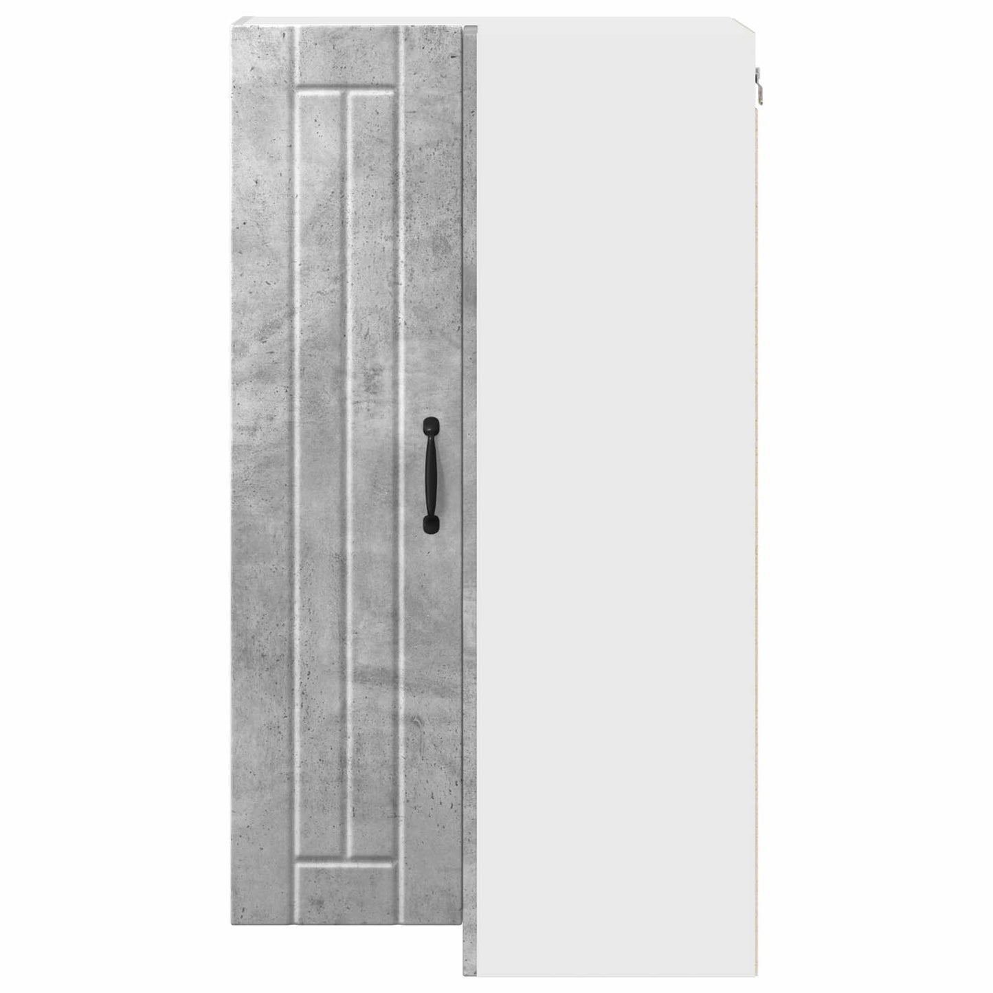 Wall Corner Cabinet LUCCA Concrete Grey 57 x 57 x 100 cm