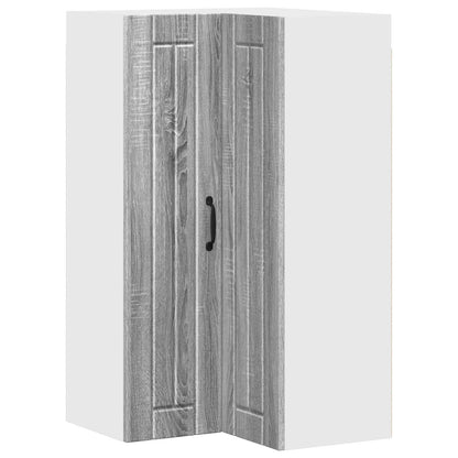 Wall Corner Cabinet LUCCA Grey Sonoma 57 x 57 x 100 cm