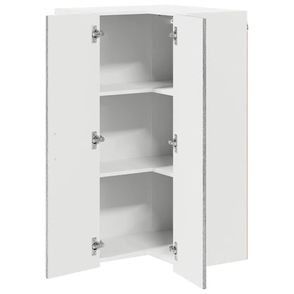 Wall Corner Cabinet LUCCA Grey Sonoma 57 x 57 x 100 cm