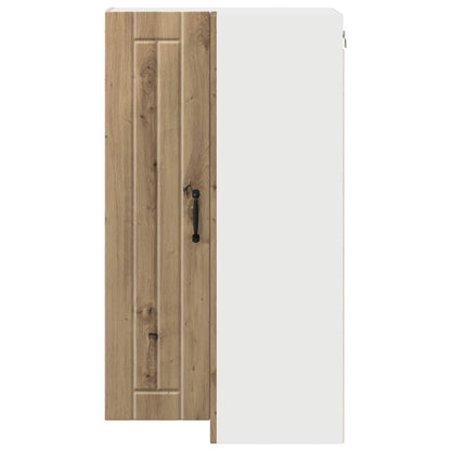Wall Corner Cabinet LUCCA Artisan Oak 57 x 57 x 100 cm
