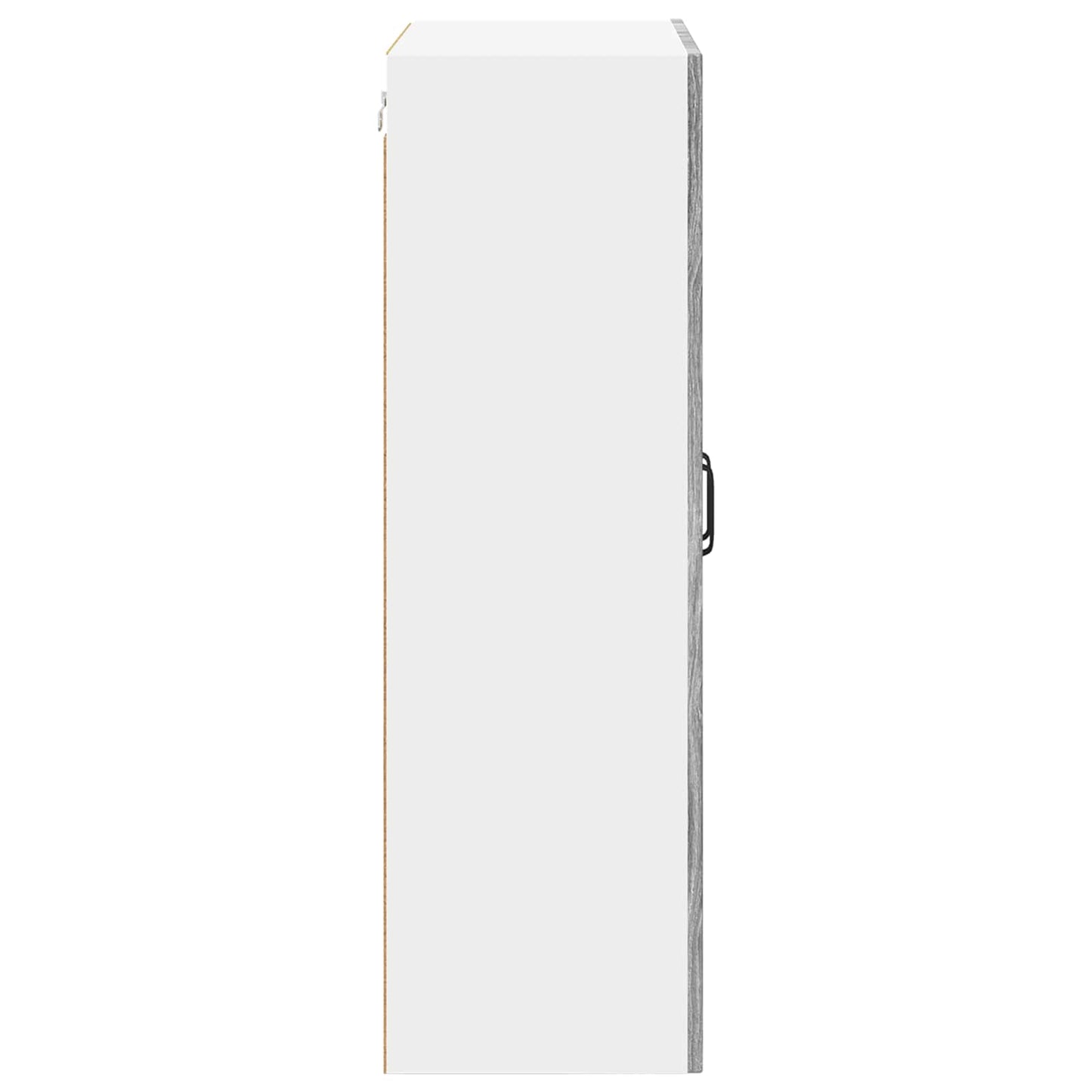 Wall Glass Cabinet LUCCA Grey Sonoma 60 x 31 x 100 cm