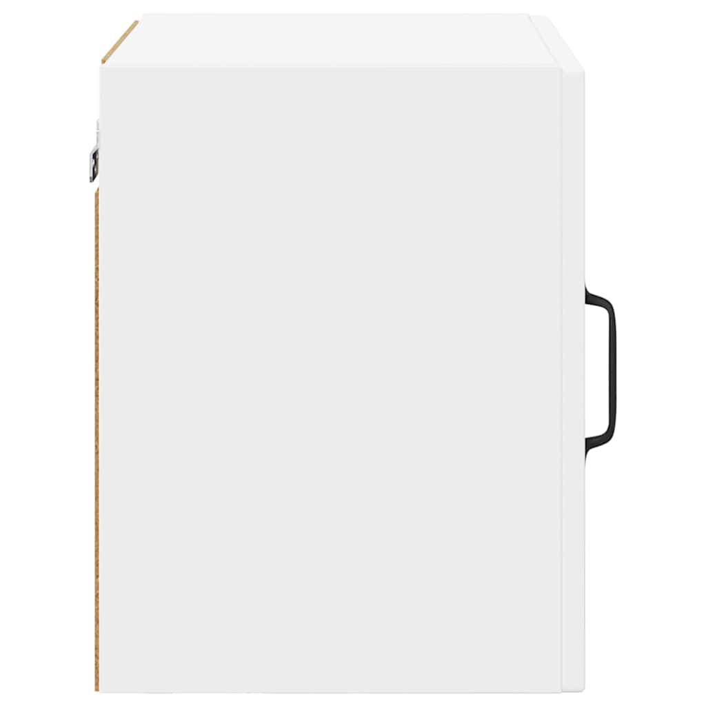 Wall Glass Cabinet PORTO White 40 x 31 x 40 cm Engineered Wood