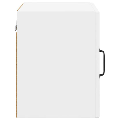 Wall Glass Cabinet PORTO White 40 x 31 x 40 cm Engineered Wood