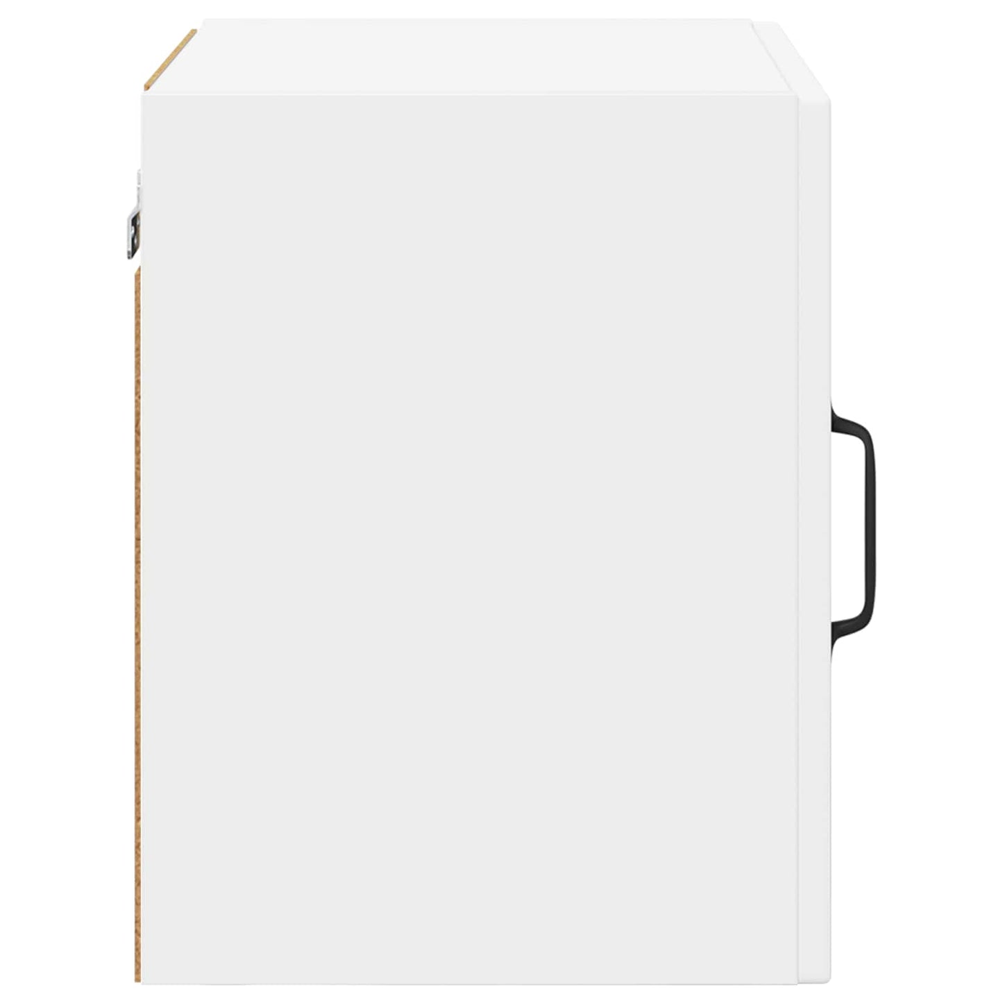 Wall Glass Cabinet PORTO White 40 x 31 x 40 cm Engineered Wood