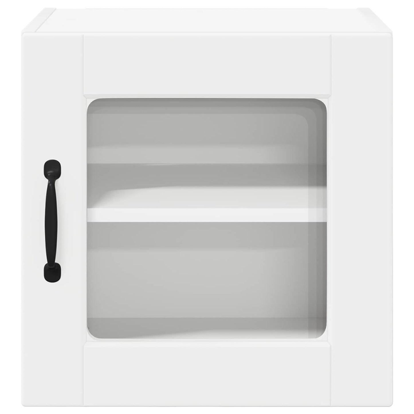 Wall Glass Cabinet PORTO 2 pcs White 40 x 31 x 40 cm