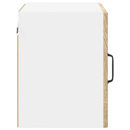 Wall Glass Cabinet PORTO Sonoma Oak 40 x 31 x 40 cm