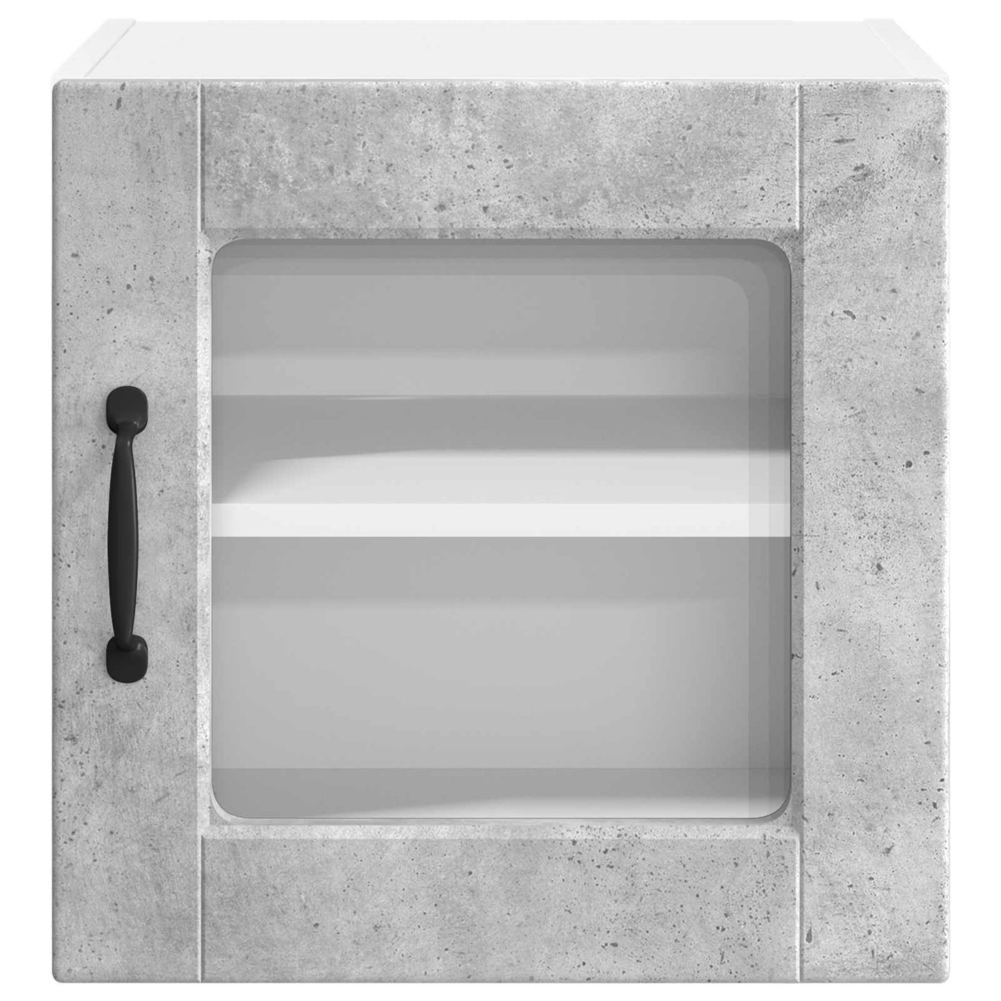 Wall Glass Cabinet PORTO Concrete Grey 40 x 31 x 40 cm
