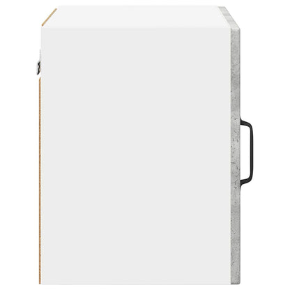 Wall Glass Cabinet PORTO 2 pcs Concrete Grey 40 x 31 x 40 cm