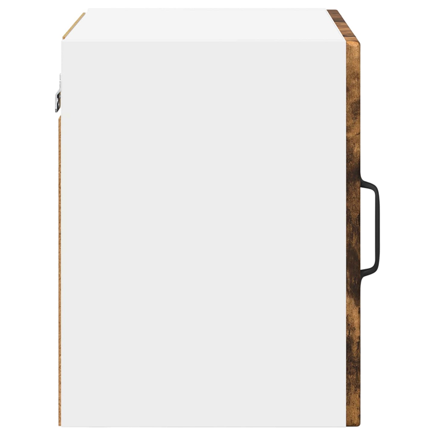 Wall Glass Cabinet PORTO 2 pcs Smoked Oak 40 x 31 x 40 cm