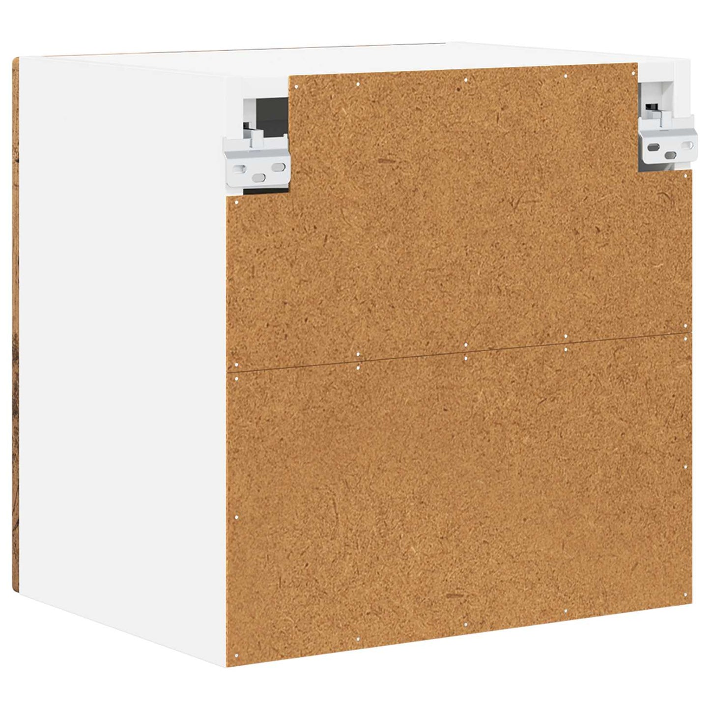 Wall Glass Cabinet PORTO Old Wood 40 x 31 x 40 cm