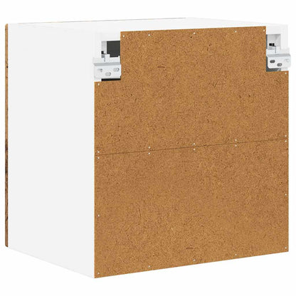 Wall Glass Cabinet PORTO 2 pcs Old Wood 40 x 31 x 40 cm