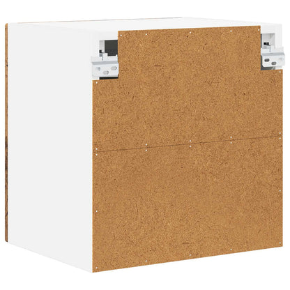 Wall Glass Cabinet PORTO 2 pcs Old Wood 40 x 31 x 40 cm