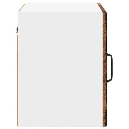 Wall Glass Cabinet PORTO 2 pcs Old Wood 40 x 31 x 40 cm