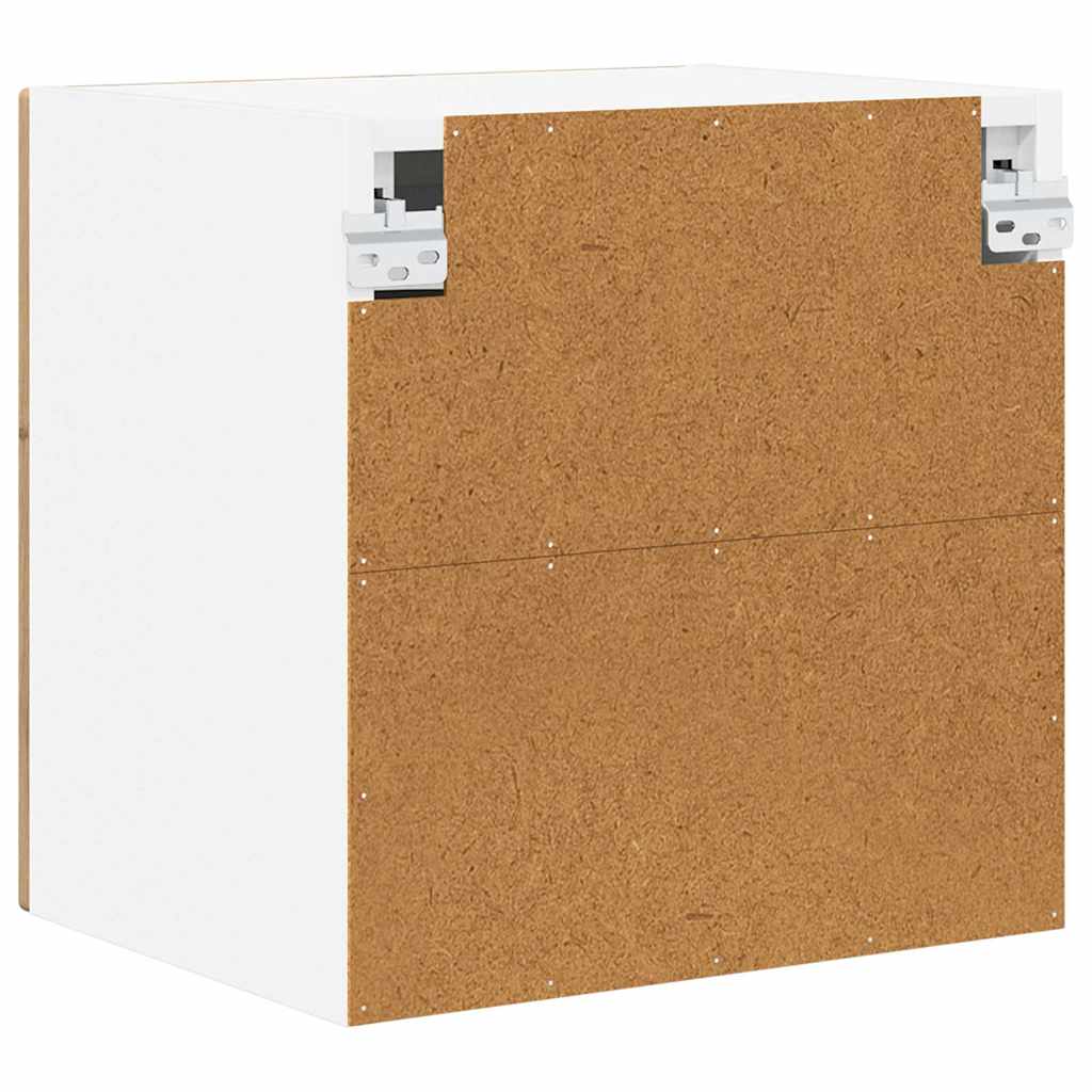 Wall Glass Cabinet PORTO Artisan Oak 40 x 31 x 40 cm