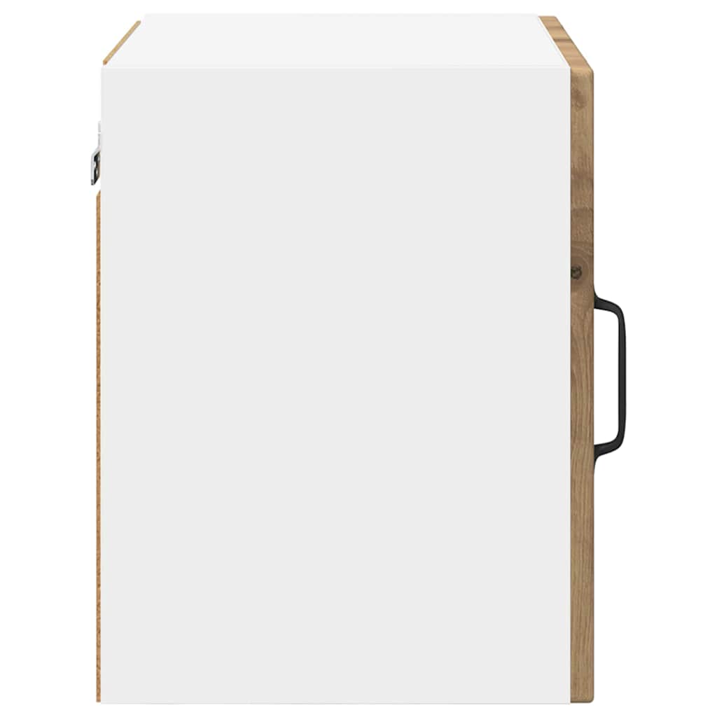 Wall Glass Cabinet PORTO Artisan Oak 40 x 31 x 40 cm