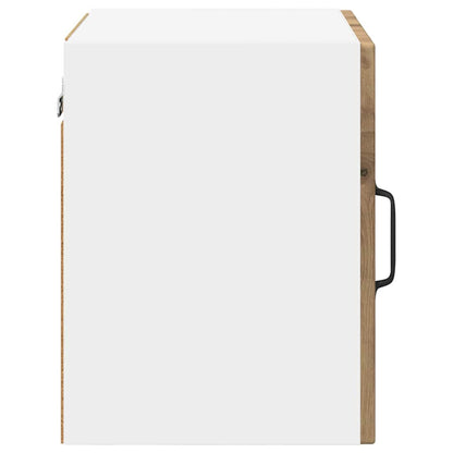 Wall Glass Cabinet PORTO Artisan Oak 40 x 31 x 40 cm