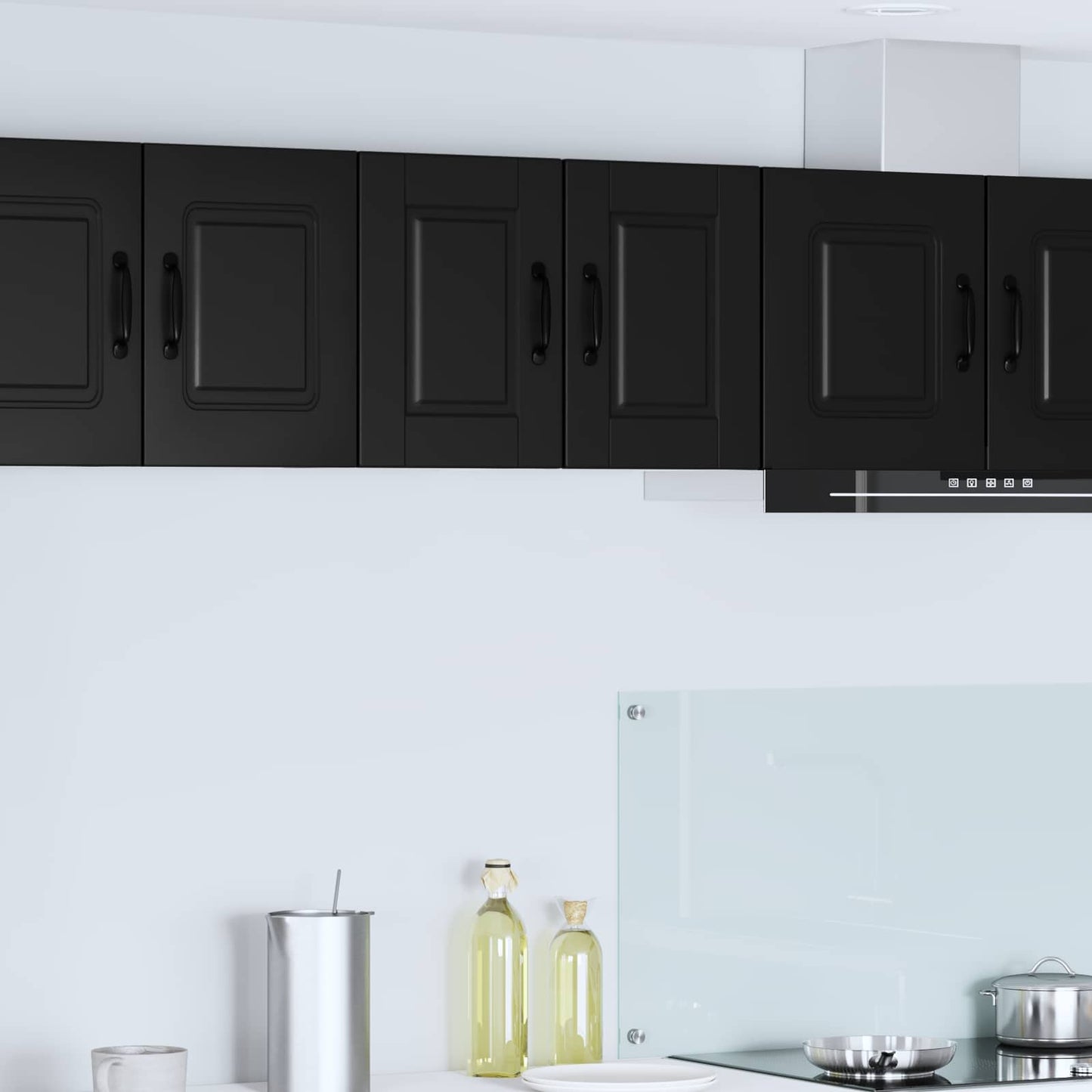 Wall Cabinet PORTO Black 30 x 31 x 40 cm Engineered Wood
