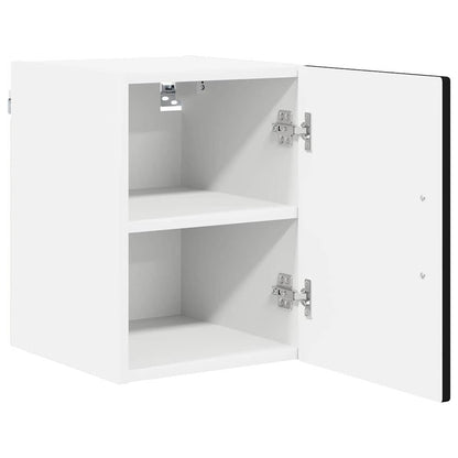 Wall Cabinet PORTO Black 30 x 31 x 40 cm Engineered Wood