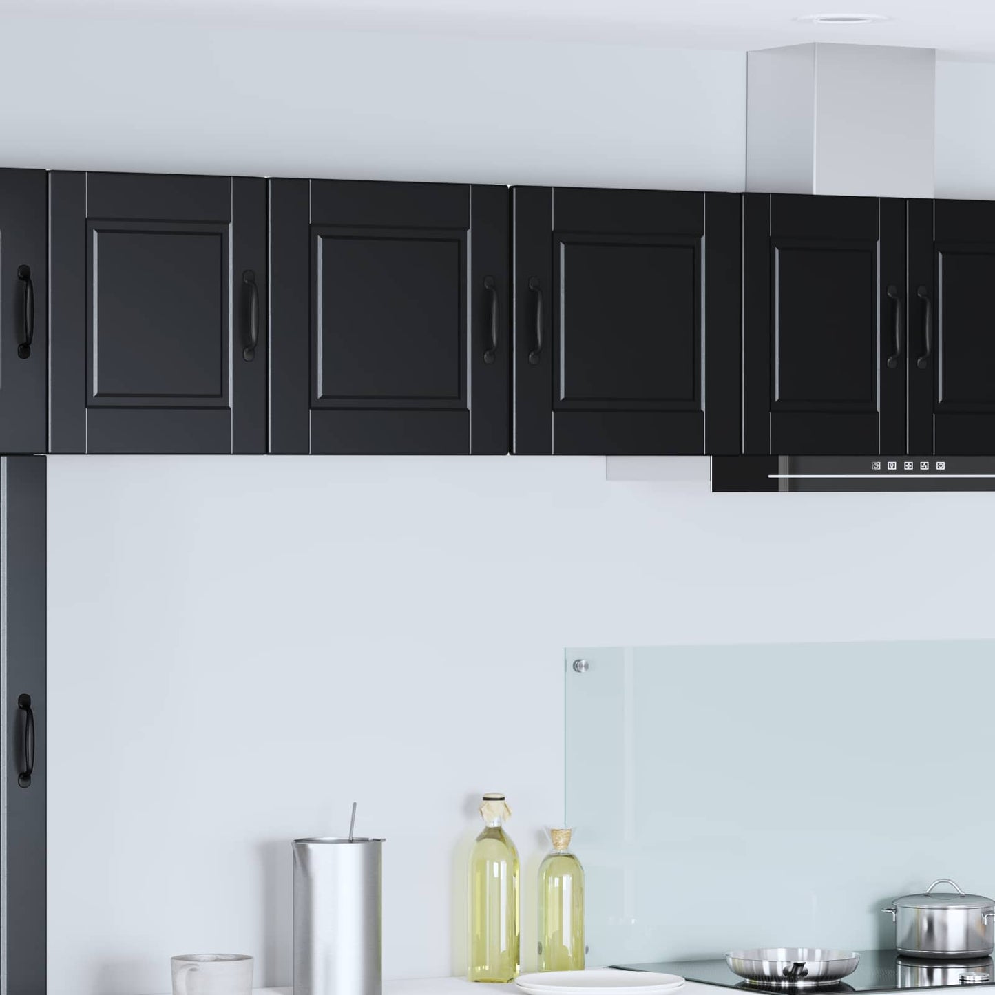 Wall Cabinet PORTO Black 40 x 31 x 40 cm Engineered Wood