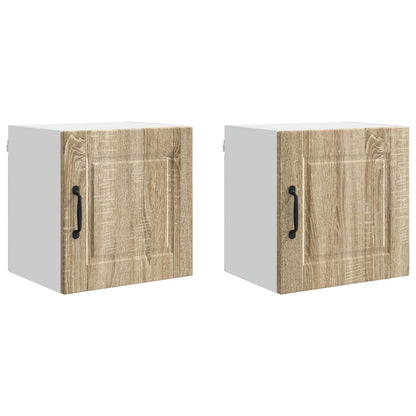 Wall Cabinet PORTO 2 pcs Sonoma Oak 40 x 31 x 40 cm