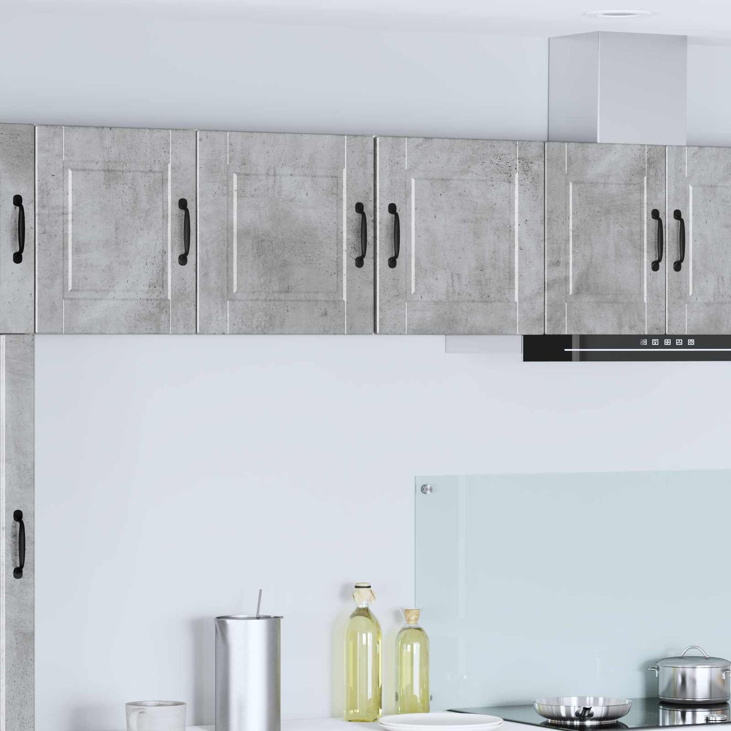 Wall Cabinet PORTO 2 pcs Concrete Grey 40 x 31 x 40 cm