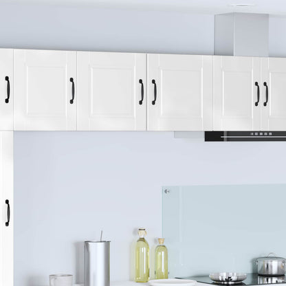 Wall Cabinet PORTO 2 pcs High Gloss White 40 x 31 x 40 cm