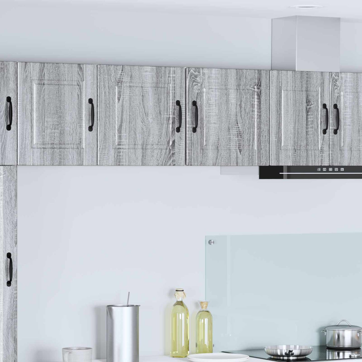 Wall Cabinet PORTO Grey Sonoma 40 x 31 x 40 cm Engineered Wood