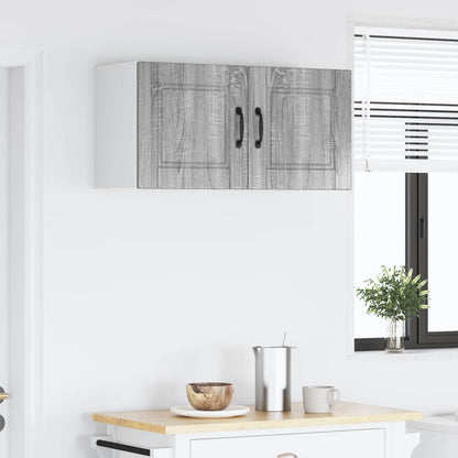 Wall Cabinet PORTO 2 pcs Grey Sonoma 40 x 31 x 40 cm