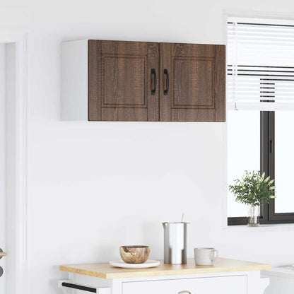 Wall Cabinet PORTO 2 pcs Brown Oak 40 x 31 x 40 cm