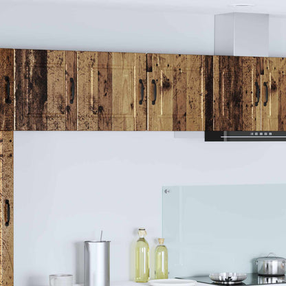 Wall Cabinet PORTO 2 pcs Old Wood 40 x 31 x 40 cm