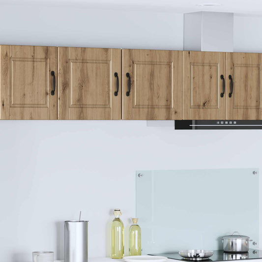 Wall Cabinet PORTO 2 pcs Artisan Oak Engineered Wood