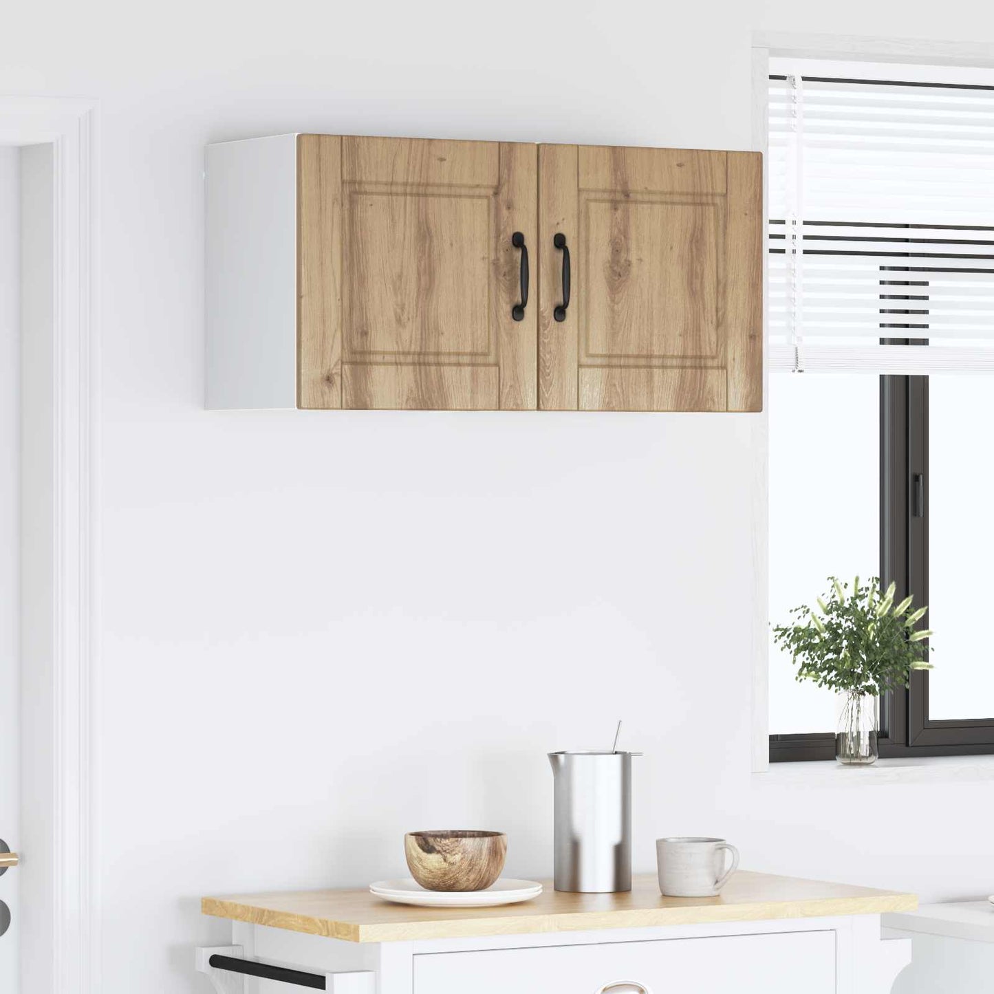 Wall Cabinet PORTO 2 pcs Artisan Oak 40 x 31 x 40 cm